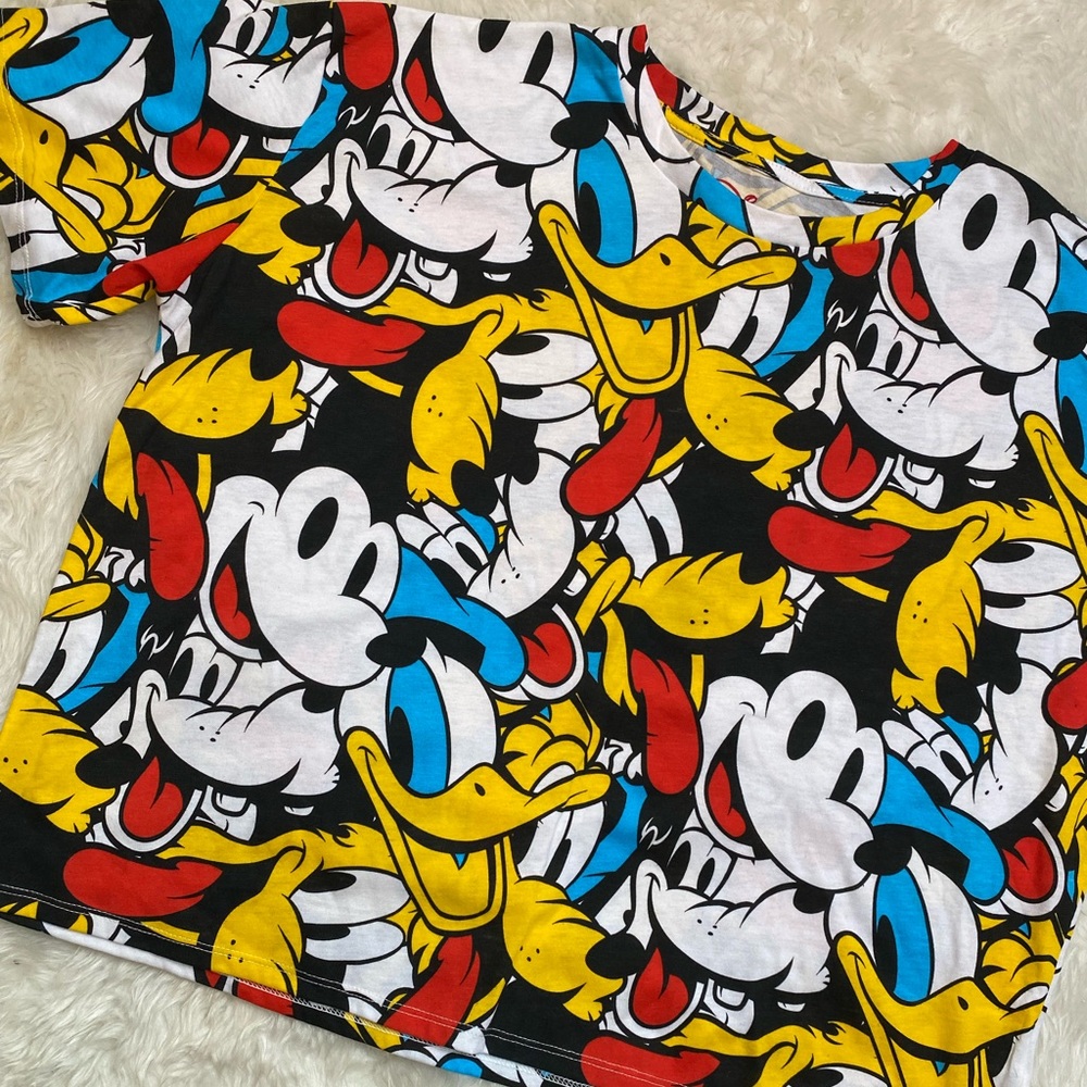 Retro disney crop top